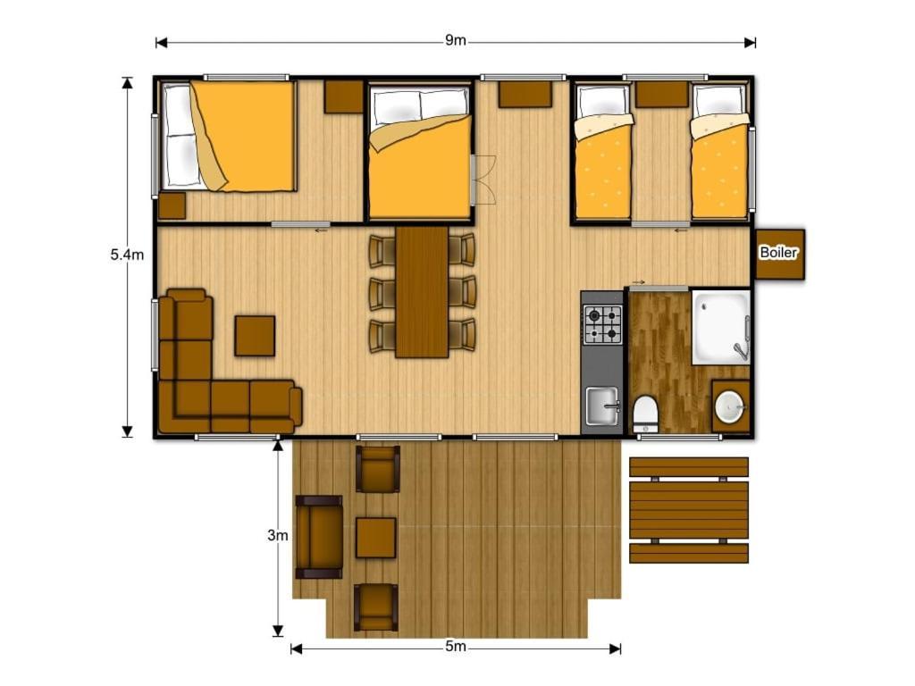 In De Veluwe Met Prive Sanitair Ll54 Luxury tent Putten